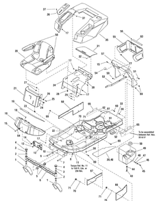 Part Location Diagram of 7103041YP Murray Guard Rubber Rear Right Hand